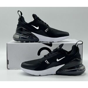 Nike Women's Air Max 270 Black White Size 5 AH6789 001